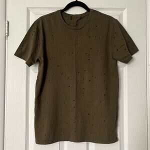 Forever 21 Scissor-Snipped T-Shirt - Size M